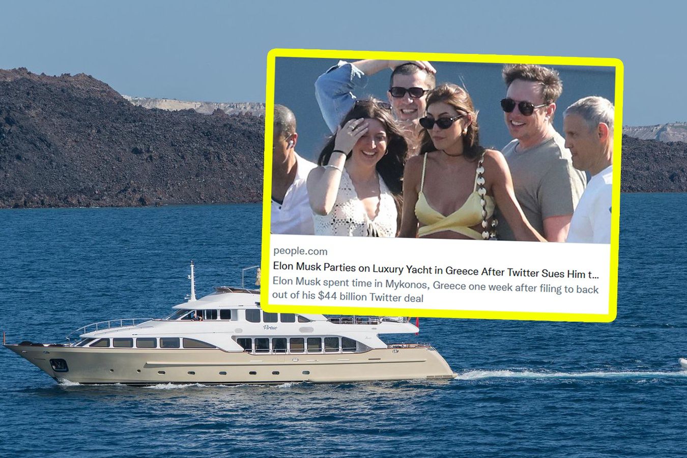 Musk wybrał się na wakacje do Grecji. Towarzyszy mu tajemnicza brunetka