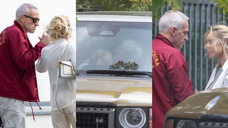 Paweł Orleański na spotkaniu z tajemniczą blondynką