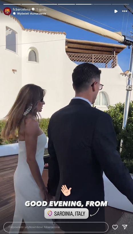 Anna i Robert Lewandowscy na gali