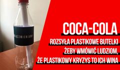 Coca-Cola o krytyce plastikowych butelek promujących recykling: to zaproszenie zrozumiane wbrew naszej intencji