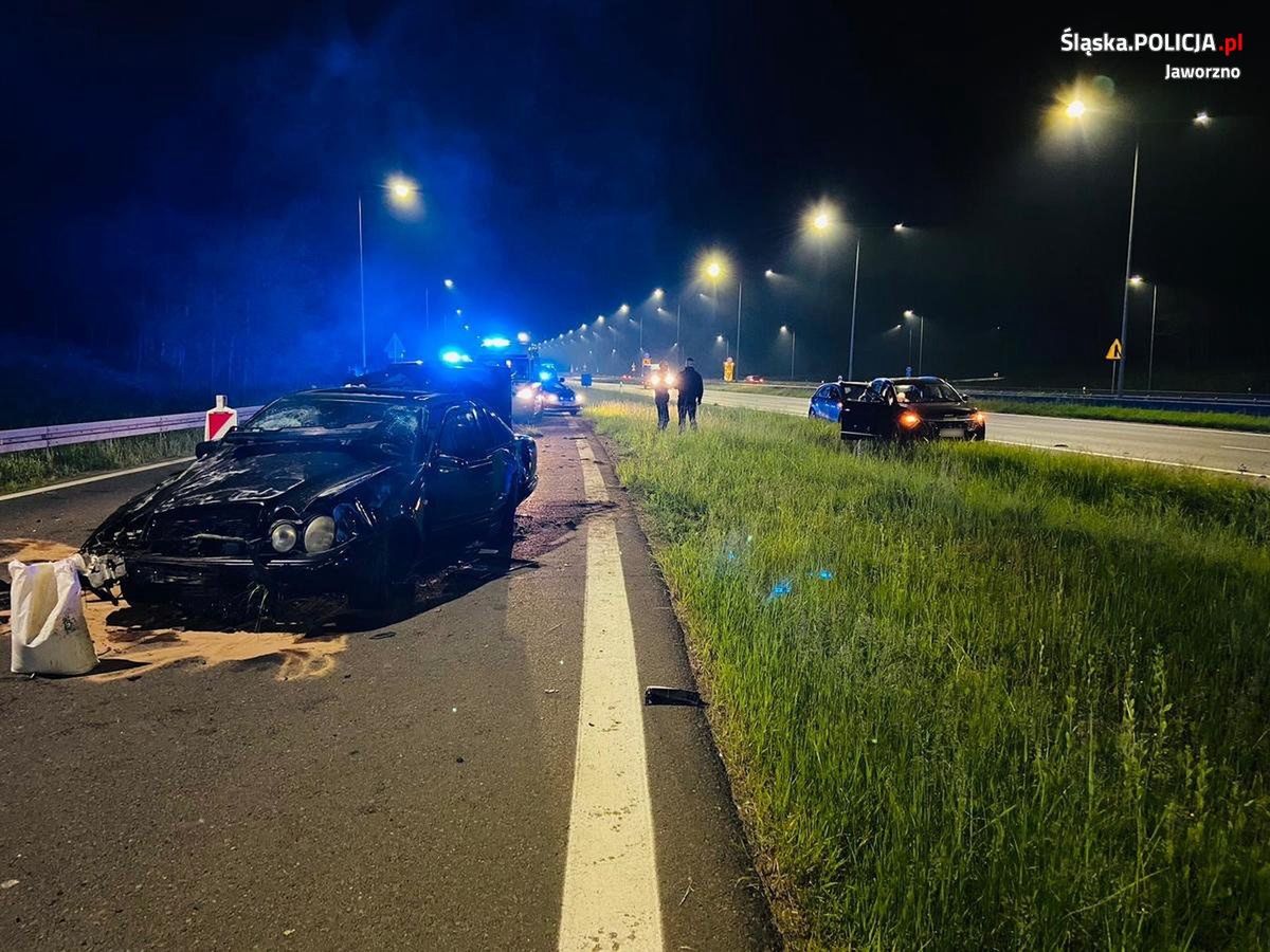 Do pościgu rodem z filmów akcji doszło na autostradzie A4