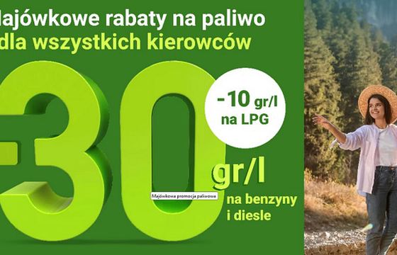 Majówkowa promocja cenowa na paliwa także na stacjach MOL