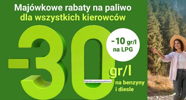 Majówkowa promocja cenowa na paliwa także na stacjach MOL