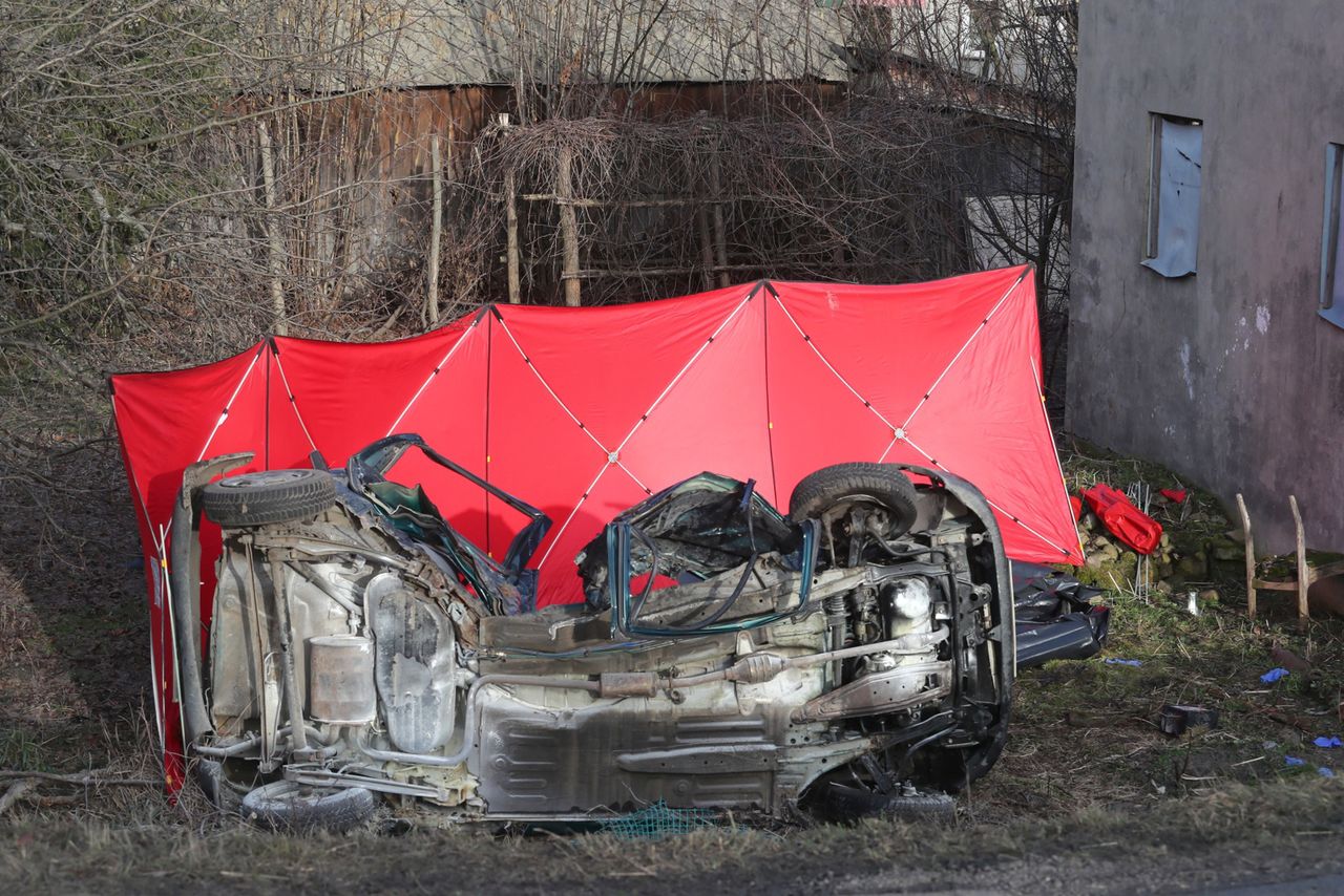 Krępa. Tragiczny wypadek na DW 473 w Łódzkiem