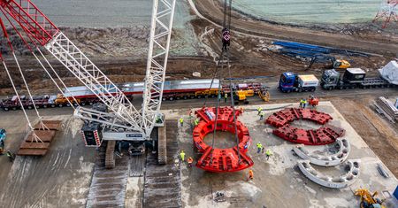 Na Podkarpaciu powstanie nowy tunel. Wkrótce ruszy montaż gigantycznej maszyny drążącej