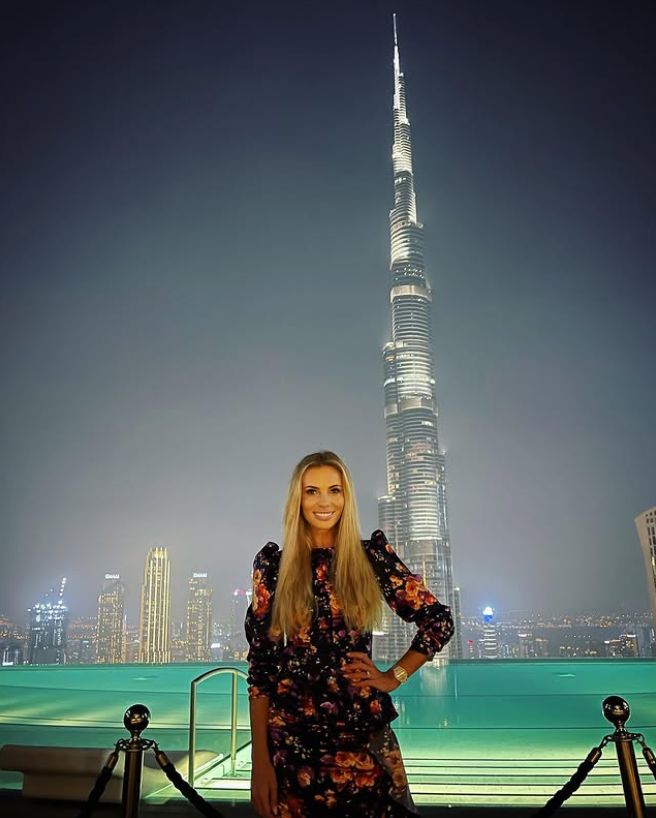 Izabela Janachowska w Dubaju