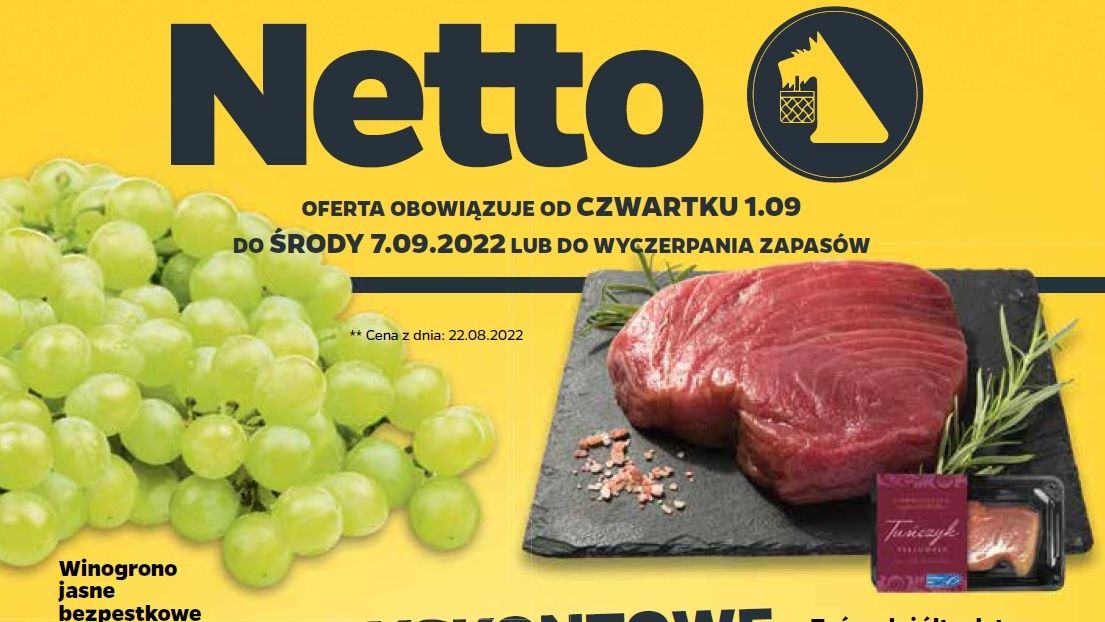 Netto gazetka od 1.09 22 - czwartku 1 września