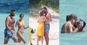 Taylor Swift BARASZKUJE z barczystym ukochanym na bahamskiej plaży. Para jak z obrazka? (ZDJĘCIA)