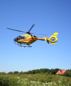 Eksplozja w warsztacie samochodowym. Wysłano dwa śmigłowce LPR