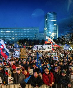 Słowacja się buntuje. Nie chcą takiej polityki. Wielki protest