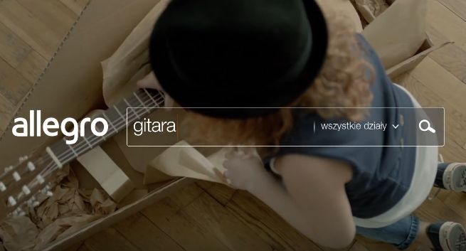 Gitara w kolejnym spocie „Czego szukasz?” reklamującym Allegro.pl (wideo)