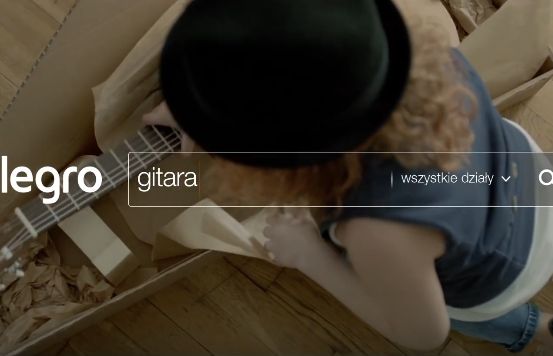 Gitara w kolejnym spocie „Czego szukasz?” reklamującym Allegro.pl (wideo)