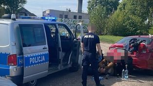 Nagoszewo: Policyjny pościg na drodze ekspresowej. Kurier przewoził nielegalnych imigrantów z Afganistanu