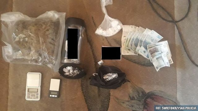 37-latek odpowie za posiadanie znacznej ilości narkotyków