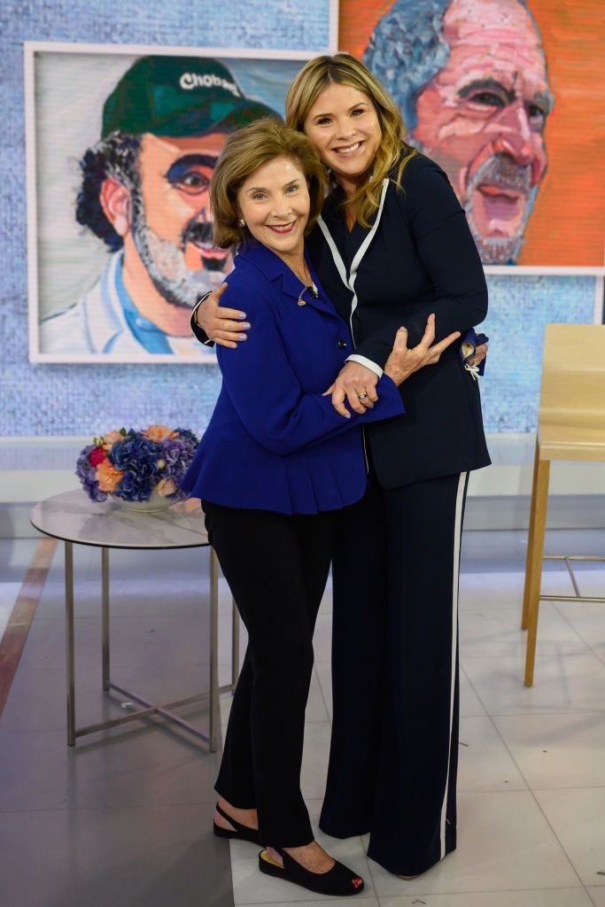 Laura Bush z córką Jenną