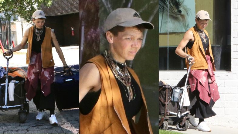 Bezdomna Loni Willison przemierza ulice West Hollywood