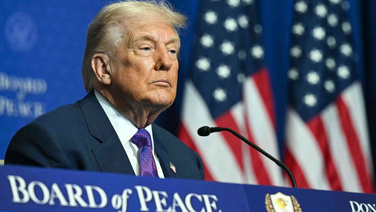 Donald Trump na inauguracyjnym posiedzeniu Rady Pokoju