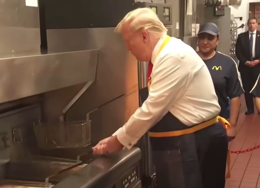 Donald Trump w McDonald's