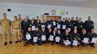 Morąg: 31 druhów OSP ukończyło szkolenie podstawowe