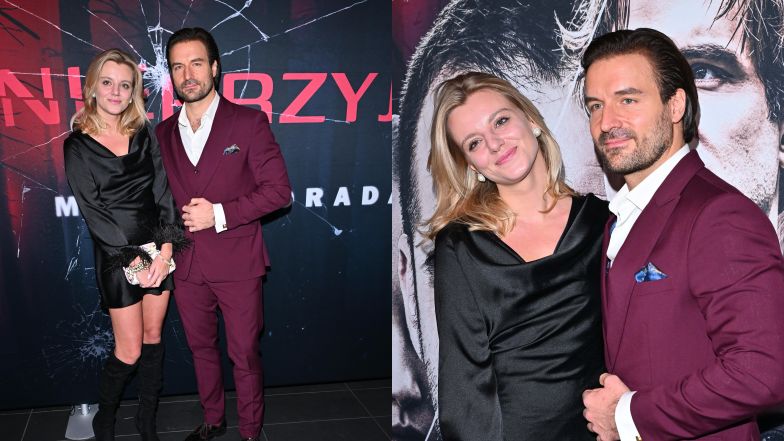 Piotr Stramowski z partnerką