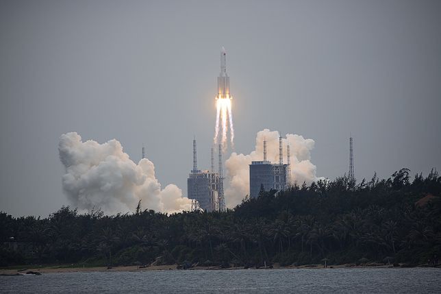 Chińska rakieta spadła do Oceanu Indyjskiego
