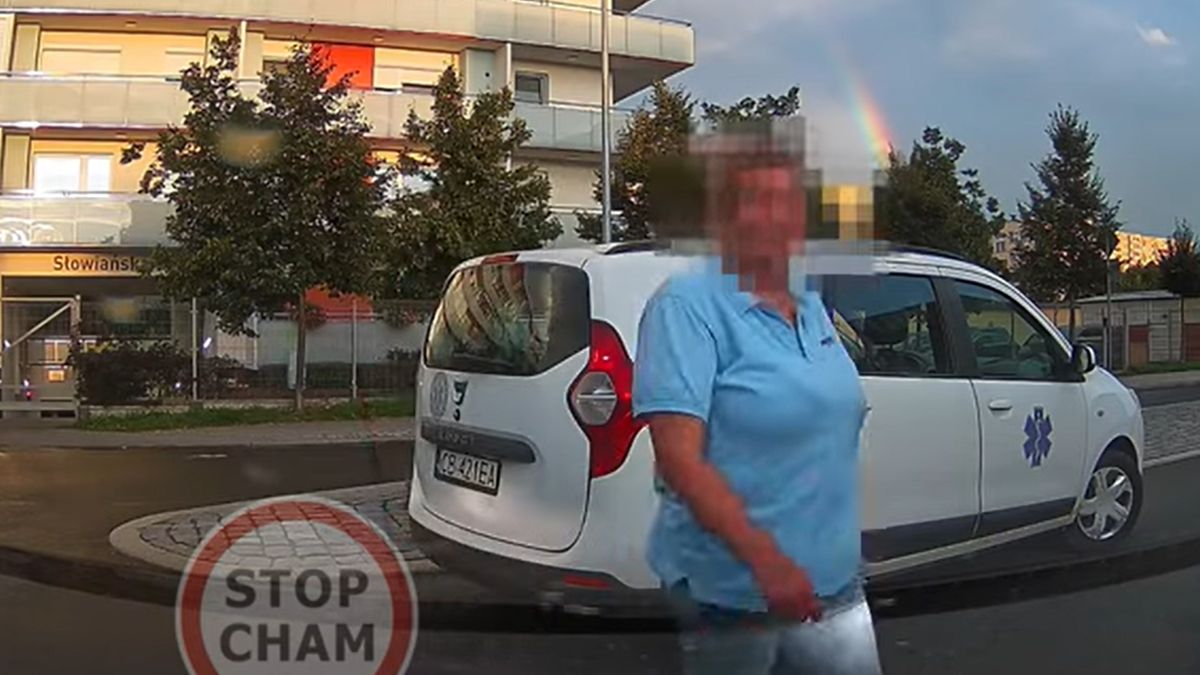 Burzliwy incydent na bydgoskim parkingu. Nagranie niesie się po sieci