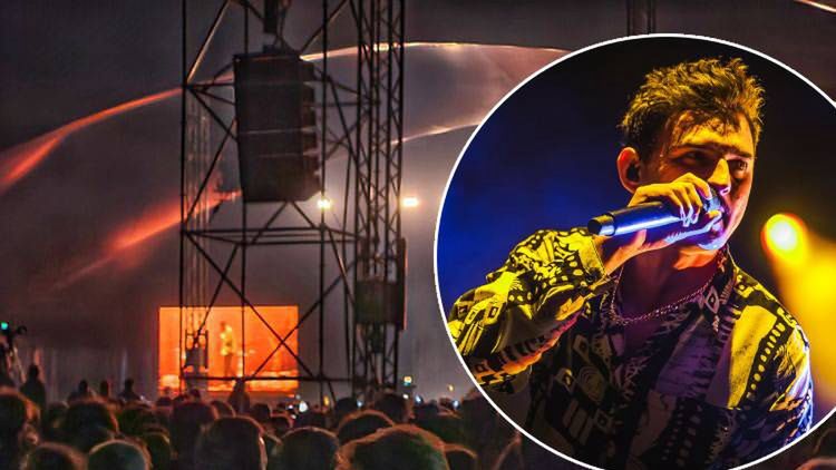 Dawid Podsiadło zapełnia stadiony, więc kameralny namiot pękał w szwach. Wielu fanów musiało zrezygnować z koncertu, bo nagłośnienie nie dało rady...