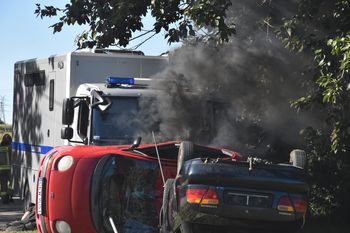 Malbork: Ćwiczenia służb na DK 55. Symulacja sytuacji kryzysowych