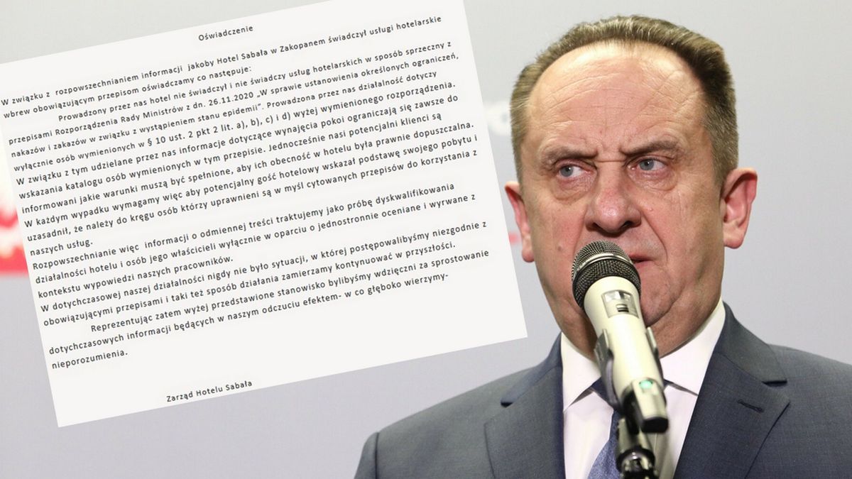 Minister Andrzej Gut-Mostowy