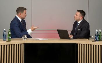 Walczy o głosy Konfederacji? Rafał Trzaskowski u Mentzena