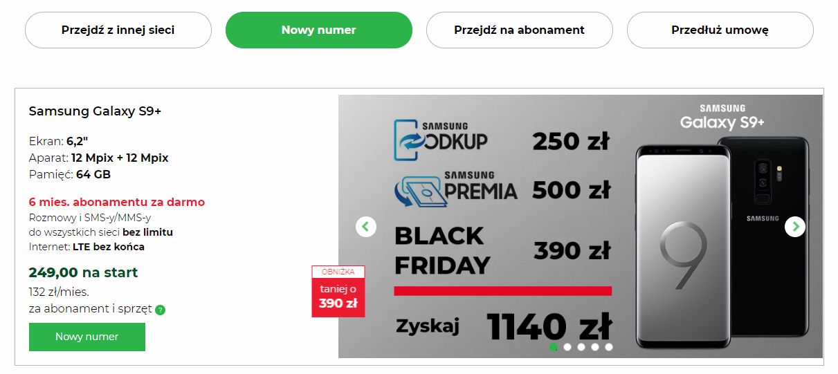 Sprytny pomysł Plusa na zaimponowanie wysokością obniżki na Galaxy S9+.