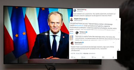 Lawina komentarzy po orędziu Donalda Tuska