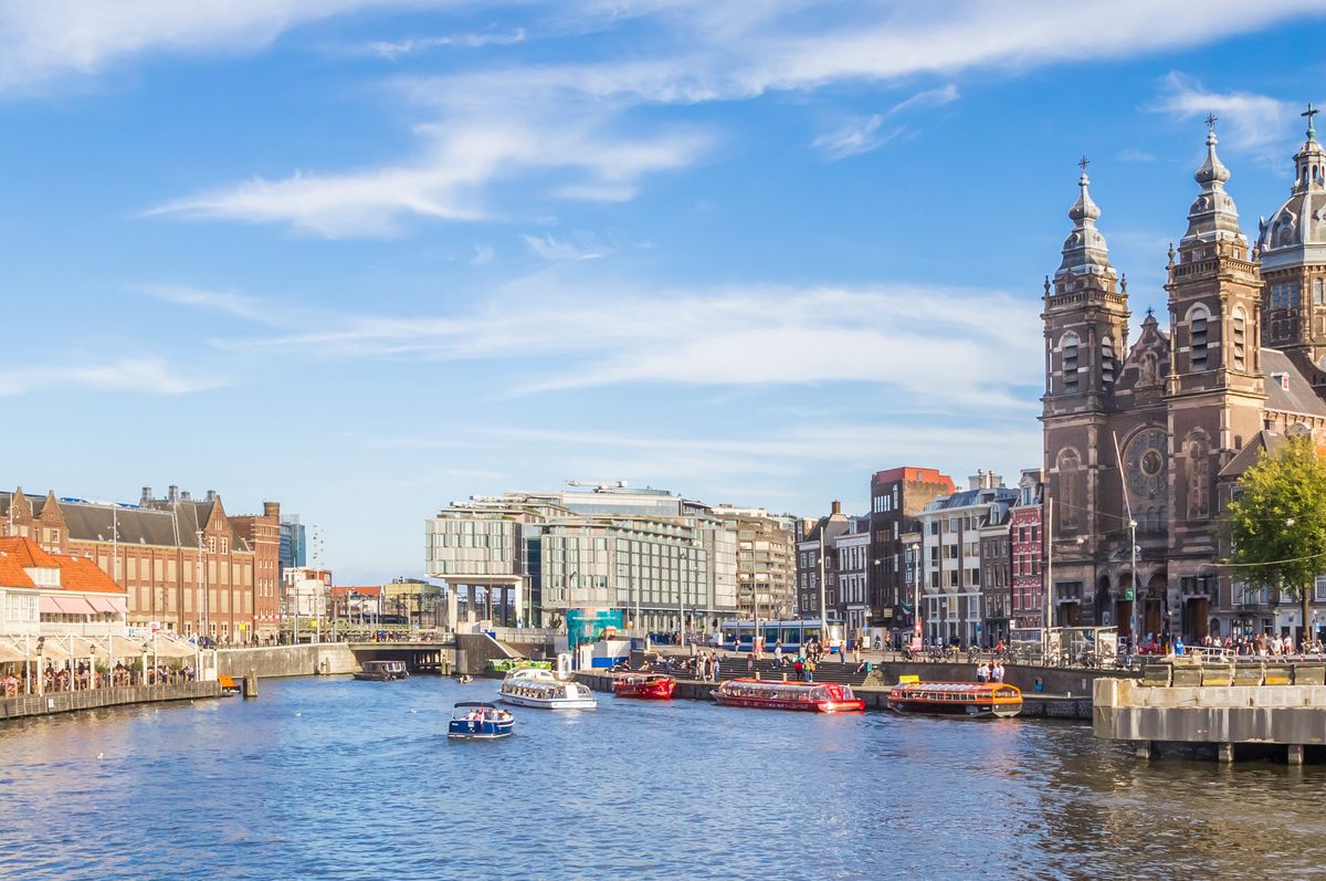 Panorama Amsterdamu (zdjęcie ilustracyjne)
