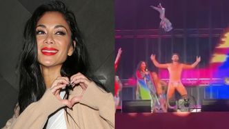 Partner Nicole Scherzinger zrobił STRIPTIZ na jej koncercie (WIDEO)