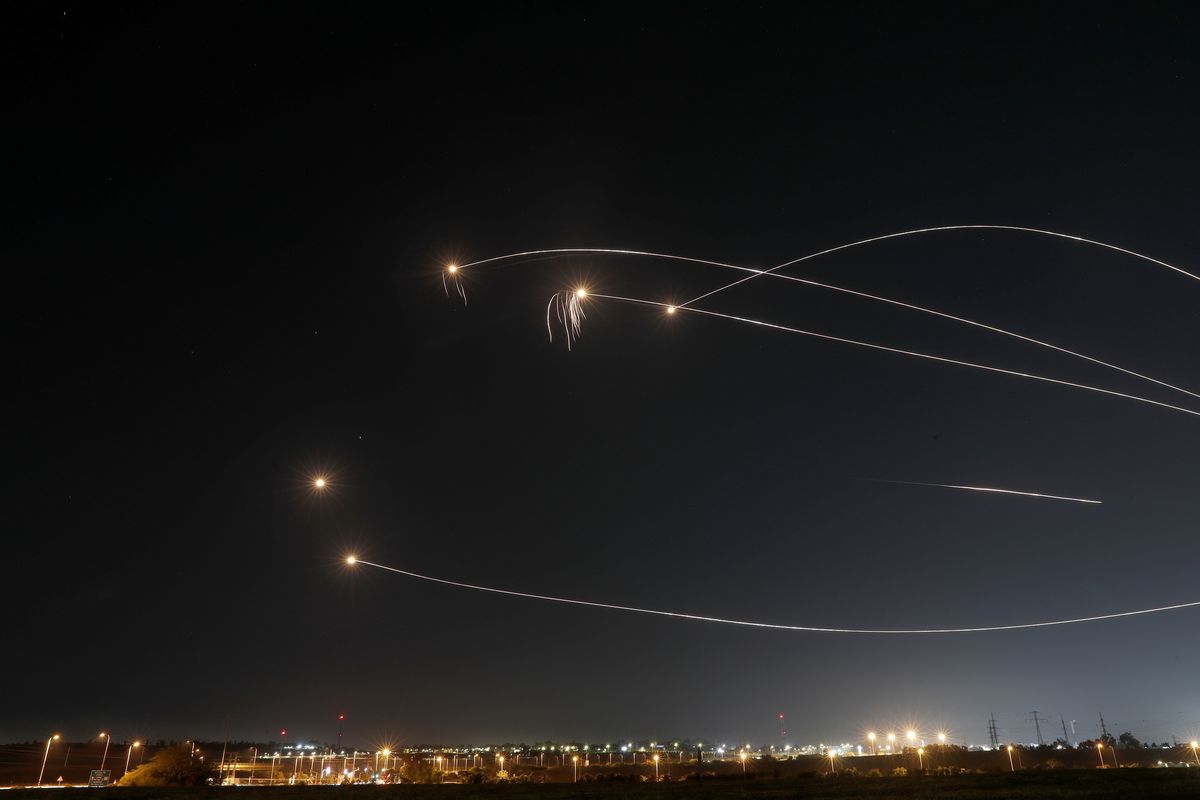 Atak rakietowy w Strefie Gazy