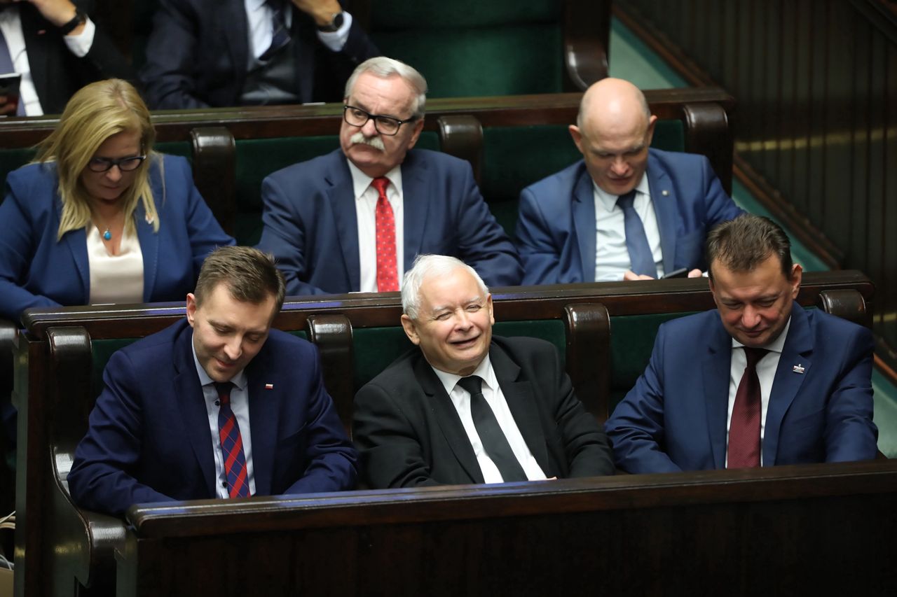 Jarosław Kaczyński w Sejmie