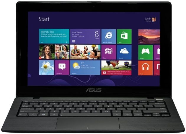 Asus VivoBook F200CA laptop ekonomiczny Windows 8 widok