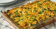Śniadaniowa zapiekanka syci do południa. Składniki pewnie masz w lodówce