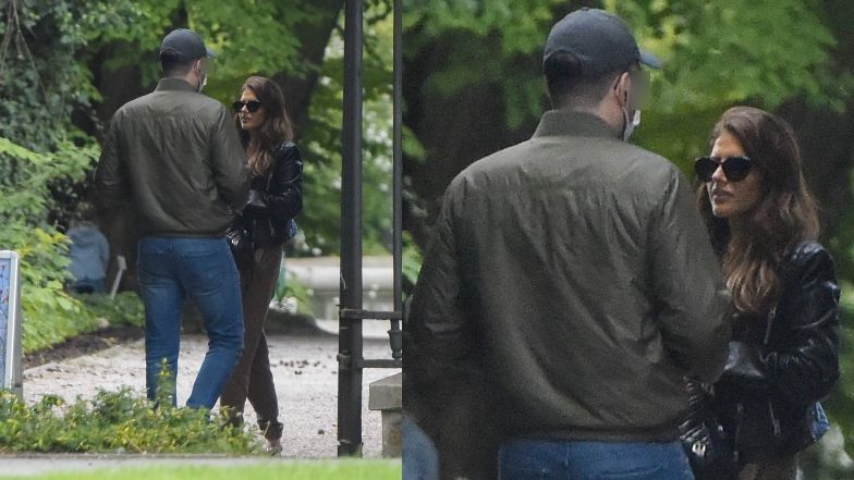 Weronika Rosati z tajemniczym mężczyzną