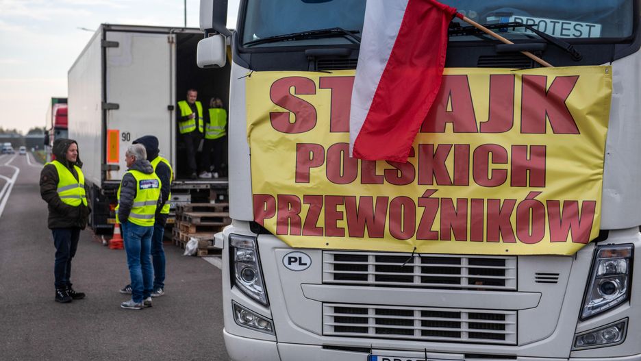  Dorohusk. Przewoźnicy nie mają już zgody wójta na protestowanie