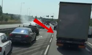 Strażakom opadły ręce. Tak wyglądał korytarz życia. Sami oceńcie