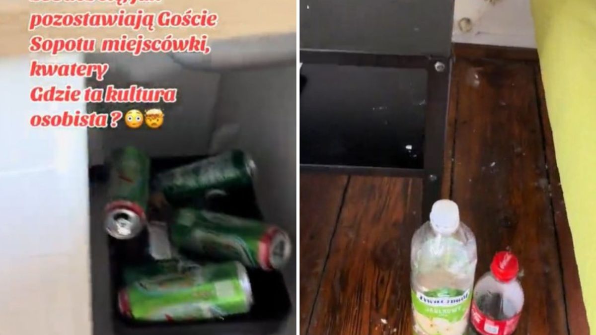 Turyści zostawili po sobie pobojowisko w apartamencie w Sopocie