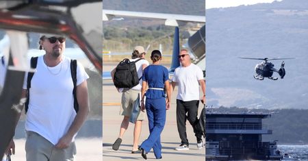 Leonardo DiCaprio poleciał z młodszą o 24 lata ukochaną na luksusowy jacht Jeffa Bezosa. Fajnie się bawią? (ZDJĘCIA)