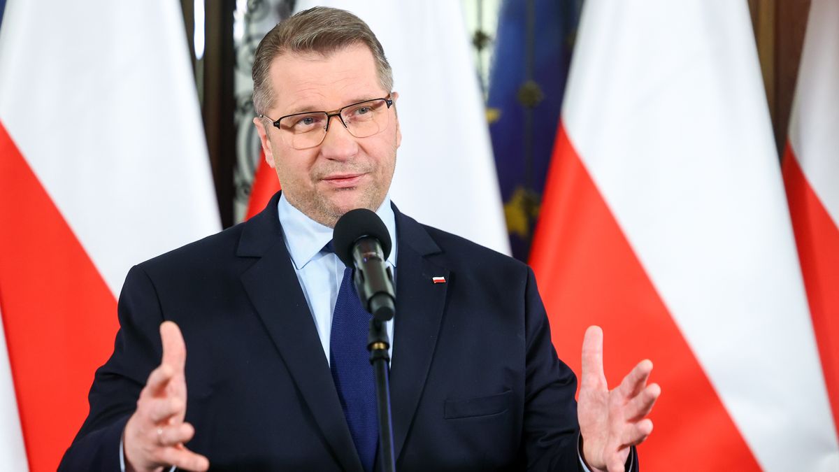 Przemyslaw Czarnek during 56th sitting of the Sejm (lower house of the Polish parliament) of the 10th term in Warsaw, Poland on April 30, 2026 (Photo by Foto Olimpik/NurPhoto via Getty Images)