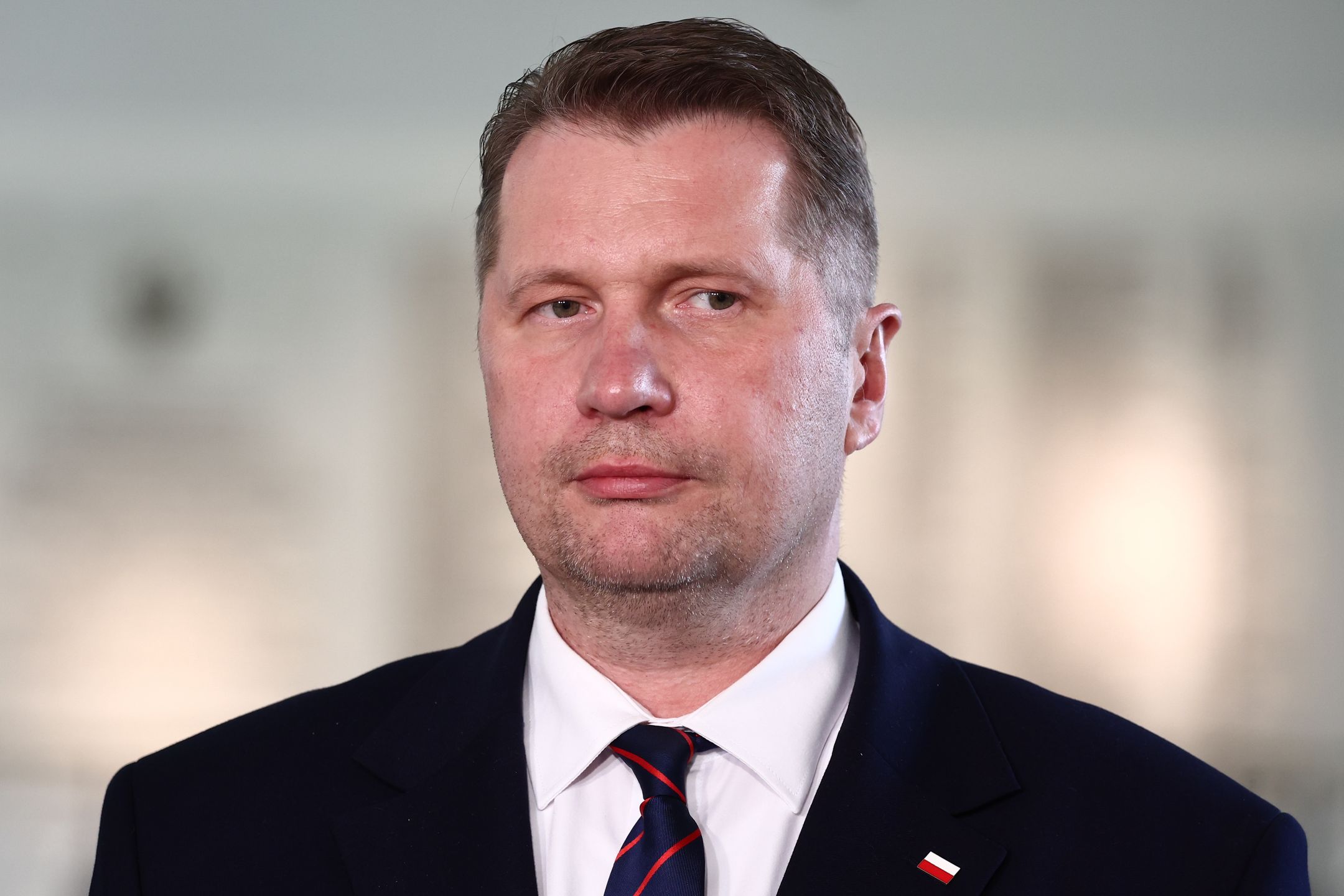 Parliament member Przemyslaw Czarnek at Polish Parliament in Warsaw, Poland on October 18, 2024. (Photo by Jakub Porzycki/NurPhoto via Getty Images)