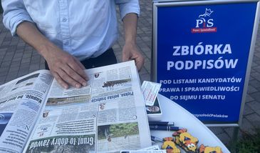 W PiS zbierają podpisy, nie pokazali list. Szefowa KBW zabiera głos