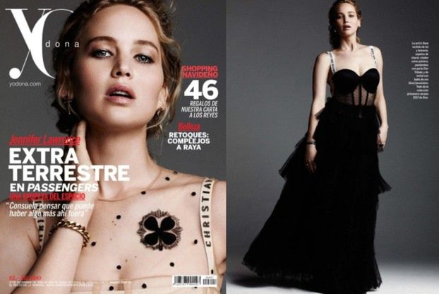 Jennifer Lawrence na okładce "Yo Dona"