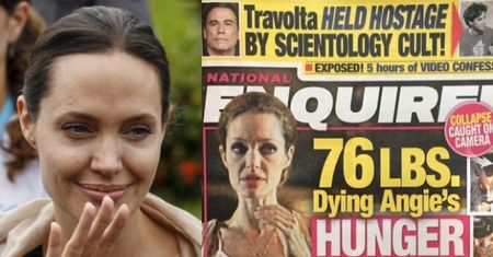 Amerykański tabloid o Angelinie: "Waży 34 KILOGRAMY! Jest karmiona przez sondę!"