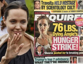 Amerykański tabloid o Angelinie: "Waży 34 KILOGRAMY! Jest karmiona przez sondę!"