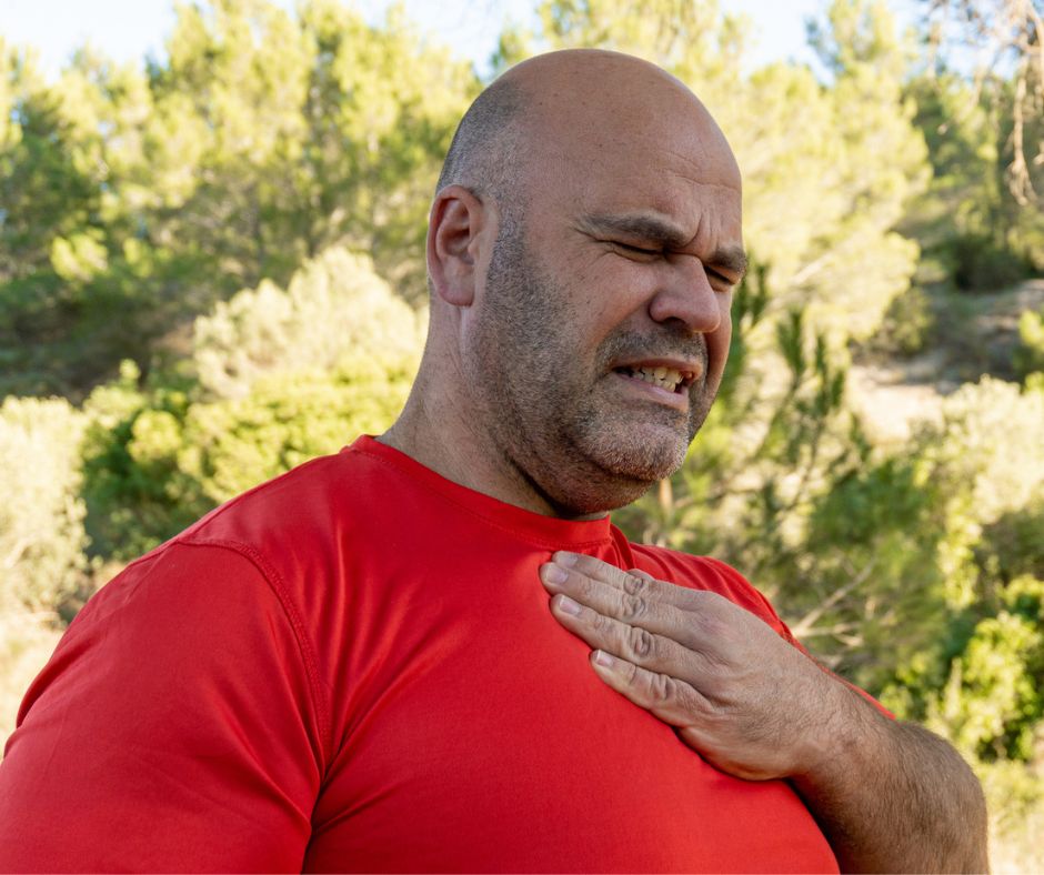 Łatwo wziąć za efekt upału.  "Serce może być ofiarą, a nie sprawcą"